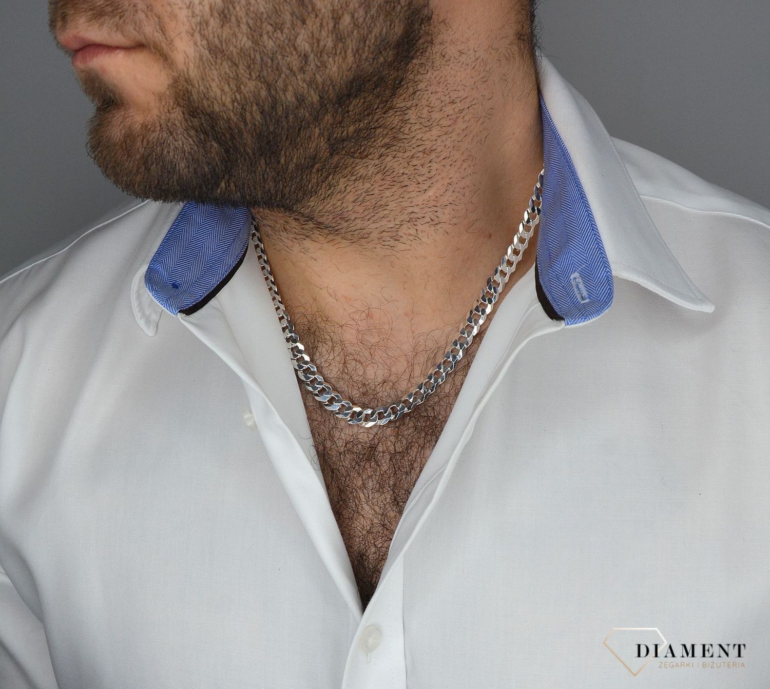 Srebrny łańcuszek Pancerka DIA-LAN-759977-180-925 7mm próba 925.  (1).jpg